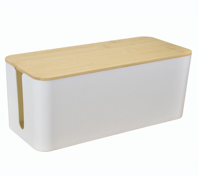 MOJIBO 1 Compartments plastic cable managment box(White)