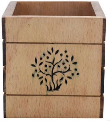 MEGICWOOD 0 Compartments Wooden Multi Purpose Holder(Brown)