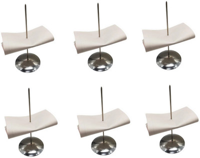 Nexvox 6 Compartments STAINLESS STEEL HOTEL BILL STEEL STAND(Silver)