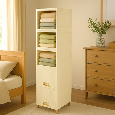 cindrel 5 Compartments Plastic PP(White)