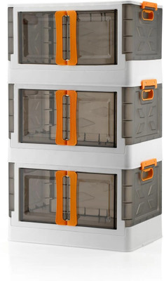 AK10ZONE 3 Compartments Plastic Floor Mount(transparent)