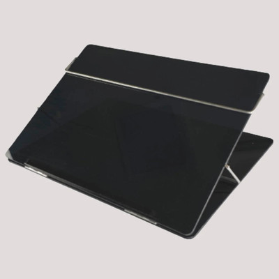 Novesto 1 Compartments Virgin Polystyrene Acrylic Premium Quality Acrylic Table Top For Handwriting | Laptop Stand 12x16 Inch(Smokey Black)