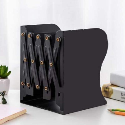 SUKHAD 0 Compartments Metal book stand(Black)