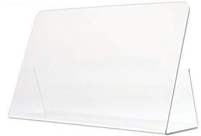 PREMSONS 1 Compartments Acrylic Cookbook/Recipe Book Holder | Durable and Stylish Kitchen Stand(Transparent)