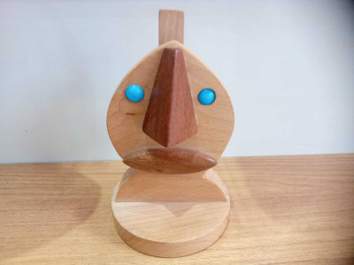MUGDH 1 Compartments wooden SPECTACLE HOLDER(Brown)