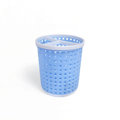 NNY 3 Compartments PLASTIC PEN HOLDER(Multicolor)