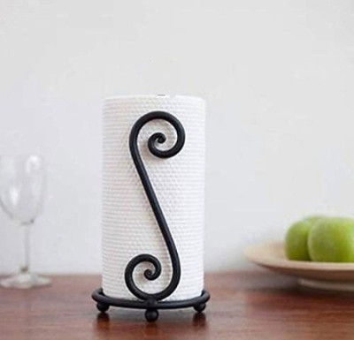 Krishna Enterprises 1 Compartments iron tissue paper holder(Black)