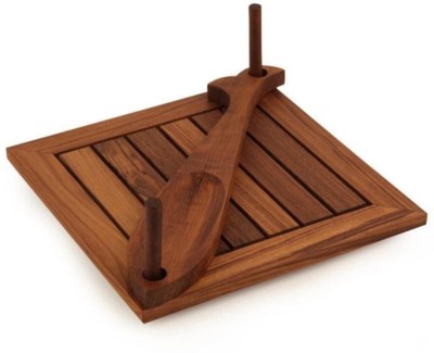 Chadhaji 1 Compartments Wooden Napkin Holder(Brown)