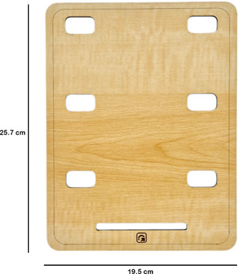 Giftingcare 3 Compartments Wooden Sunglasses Holder Stand(Maple)