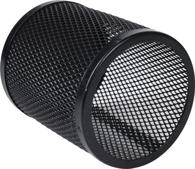 Quickoo 1 Compartments metal Pen Stand(Black)