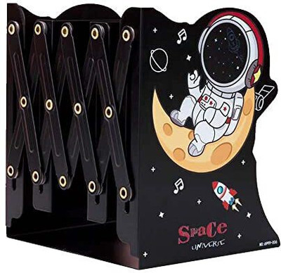 Volo 3 Compartments STEEL BOOK ORGANIZER(Black)
