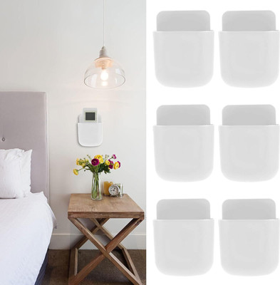 omdaenterprise 6 Compartments plastic wall mounted(White)