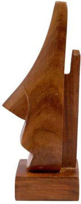 aaapremises 1 Compartments Wood Glasses/Chashma Stand(Golden Brown)