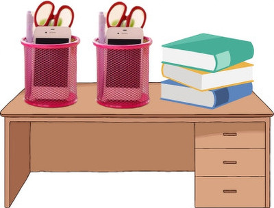 Dweloric 1 Compartments Metal Pen Stand For Office Table, Study Table, Round Shape Metal Mesh Pencil Holder(Pink)