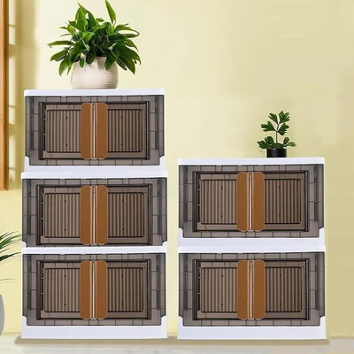 AKTOM 5 Compartments Plastic Cabinet(White)