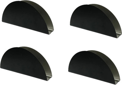 Beauty Flow 4 Compartments stainless steel napkin holder(Black)