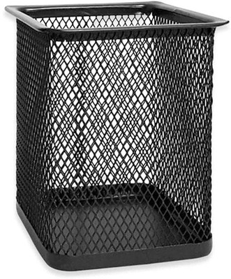 Takositio 1 Compartments metal pen hoder(Black)