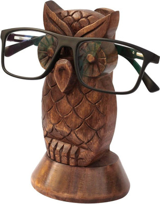 DESI KARIGAR 1 Compartments wooden spectacle holder(Brown)