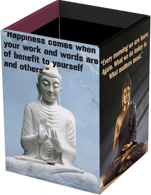 Trillion Step 0 Compartments Plastic Pen Stand(Multicolor)