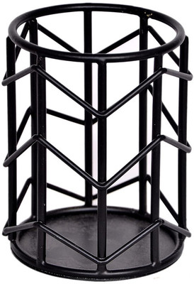 Trillion Step 0 Compartments Plastic Pen Stand(Multicolor)