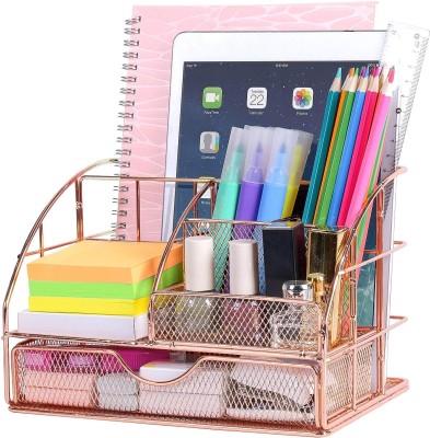 oddpod 6 Compartments Metal Table Organiser(Copper)