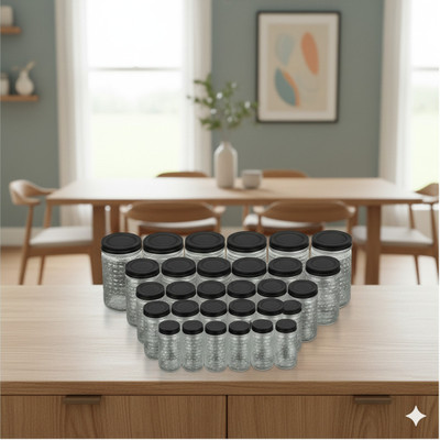 MAXTID Plastic Easy spice Store 24 Piece plastic Container Storage Basket(Pack of 24)
