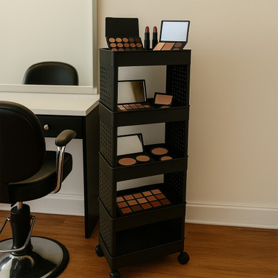 MAXTID 4 Compartments Plastic PP(Black)