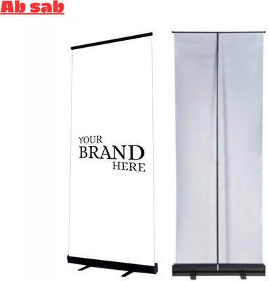 Ab Sab 1 Compartments Metal Powder Coated, Start Flex Print 2x5 ft Standee(Multicolor)