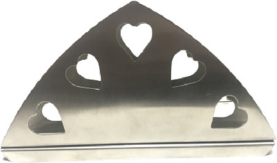 Dynore 1 Compartments Steel Tissue Holder(Silver)