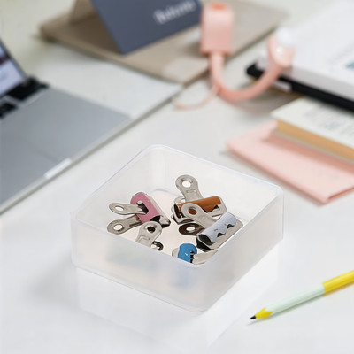 stor 1 Compartments Polypropylene Stationary organiser(Frosted White)