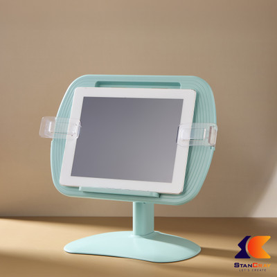 STANCRAY 1 Compartments ABS Plastic Adjustable Rest Book Stand(Light Green)