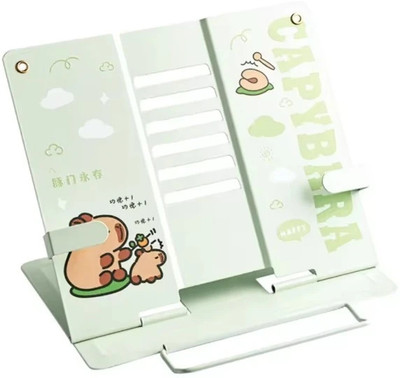 CPM 1 Compartments Metal Book Stand(Green)