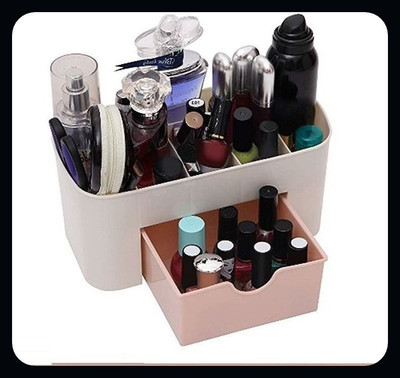 HANSHIKA ENTERPRISES 5 Compartments Plastic Multi Purpose::Makeup::Jewellery(Multicolor)