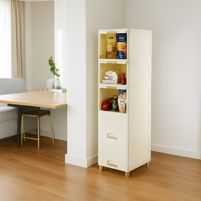 Vidroh 5 Compartments Plastic All(White)