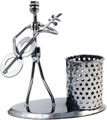 Nxt Gen 1 Compartments METAL PEN STAND(Black)