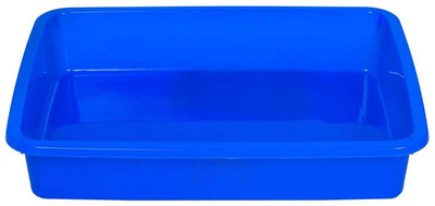 HOMESTIC by Kuber Industries 1 Compartments Plastic Desk Organizers(Blue)