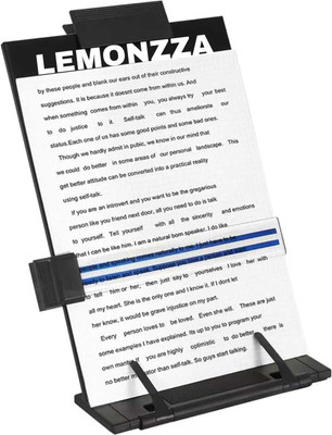 LEMONZZA 1 Compartments METAL DOCUMENT COPY HOLDER(Black)