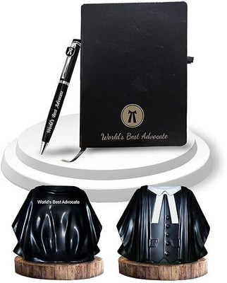 Savri 1 Compartments Fiber Pen Stand(Black)