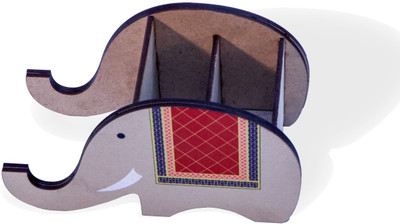 LAVNIK 2 Compartments wood elephant(Multicolor)