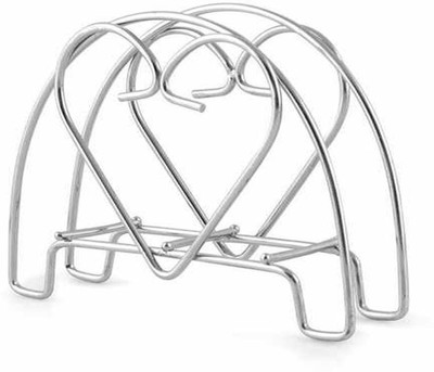 POGON 1 Compartments Stainless Steel Napkin and Tissue Paper Holder(Steel)