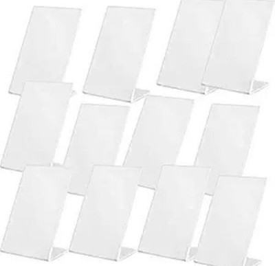 NRCOLLECTON 1 Compartments PLASTIC QR Stand(White)