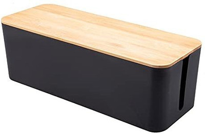 MOJIBO 1 Compartments PLASTIC DESK ORGANIZER(Black)
