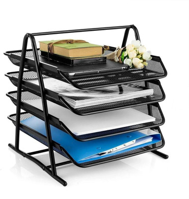 KASHTHBHANJAN 4 Compartments METAL 310 mm, 270 mm, 260 mm(Black)