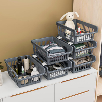 AK10ZONE 6 Compartments Plastic Floor Mount(Black)