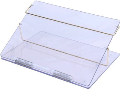 LUVYANSH 2 Compartments P.S SHEET Writing Table Top 7m.m(Standard Size 15 * 21 Inches) Transparent Clear(TRANSPARENT CLEAR)