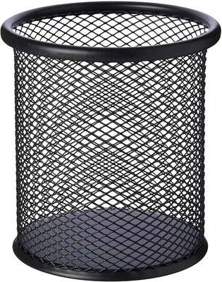 FuerDanni 1 Compartments Metal Office & Home uses(Black)