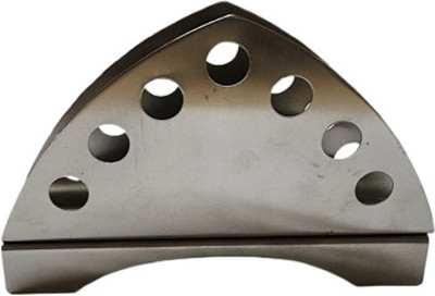 Rnsteel 1 Compartments steel Napkin Tissue Paper Holder(Silver)