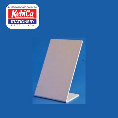 Kebica 1 Compartments Acrylic Opaque Set-2 A4 Display Stand for Restaurant & Hotel for Table Number-21 Set-1(Trans)