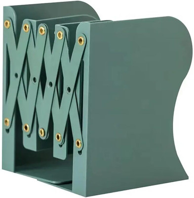 SYGA 4 Compartments Iron Book Stand(Dark Green)