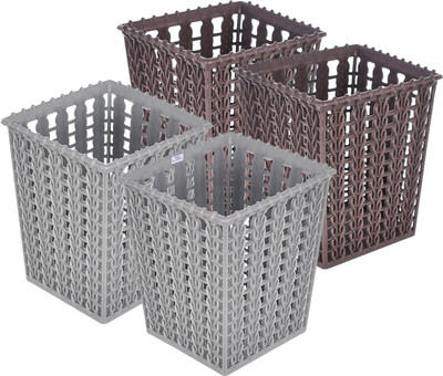 Heart Home 4 Compartments Plastic Pen Holder(Multicolor)